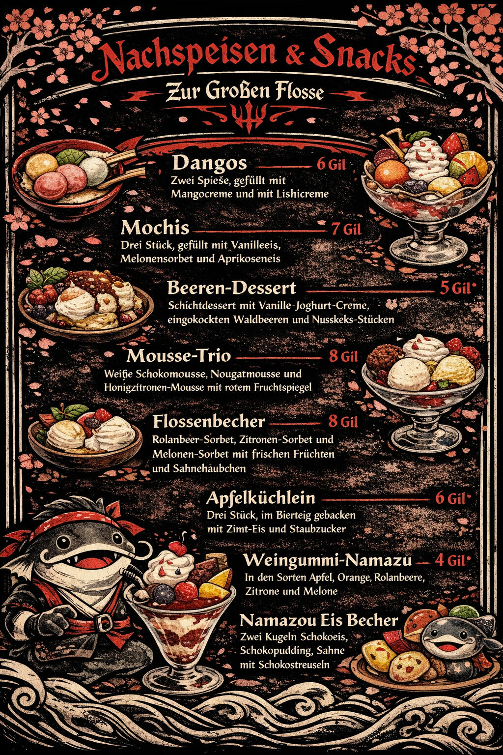 Nachspeisen/Desserts