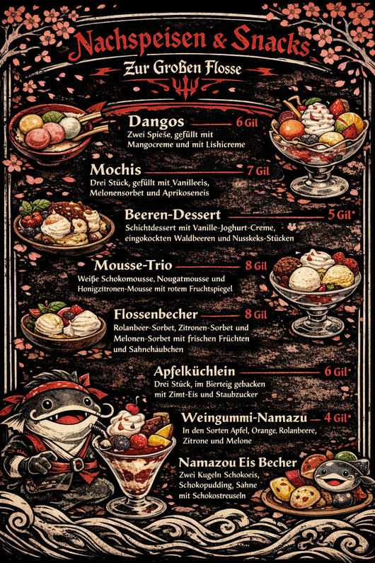 Nachspeisen/Desserts Nachspeisen/Desserts